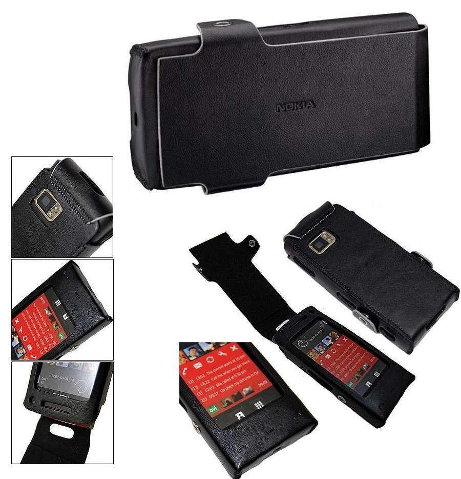 COVER ORIGINALE NOKIA X6 NERA CP-389 CARRING CASE - Immagine 2 di 2