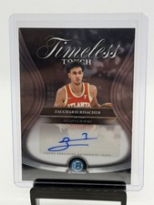 Zaccharie Risacher 2025-26 Bowman Chrome #TTA-ZR Timeless Touch Auto Hawks