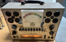 Vintage Eico Model 625 Vacuum Tube Tester Steel Case **Powers On**