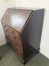 Antique Small Georgian Oak Bureau or Writing Desk c.1800