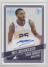 2021-22 Onyx Vintage Auto Mikal Bridges #VAMB Auto 0us4