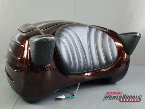 2008 - 2022 KAWASAKI ZG1400 CONCOURS 14 CORBIN TRUNK BOX TOP CASE - ARABIAN RED