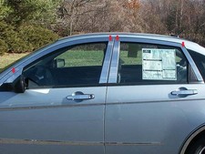 Qaa Fits Ford Focus 2008-2011 8 Pc Ss Pillar Post Trim Pp48347