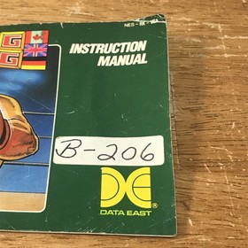 Ring King Instruction Manual Only Nintendo Nes Authentic