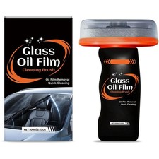 Oil Film Cleaning Brush for Car Windshield, 100g Glass Oil Film Remover with ...