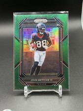 2022 Panini Prizm - Rookies John Metchie III #316 Green Prizm (RC)