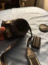 Olympus Camedia C-8080 Wide Zoom 8MP 5x Compact Camera 2.5" Black w/ Battery.
