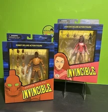 Diamond Select Toys Amazon Original Invincible Atom Eve Robot Figure Lot Sealed