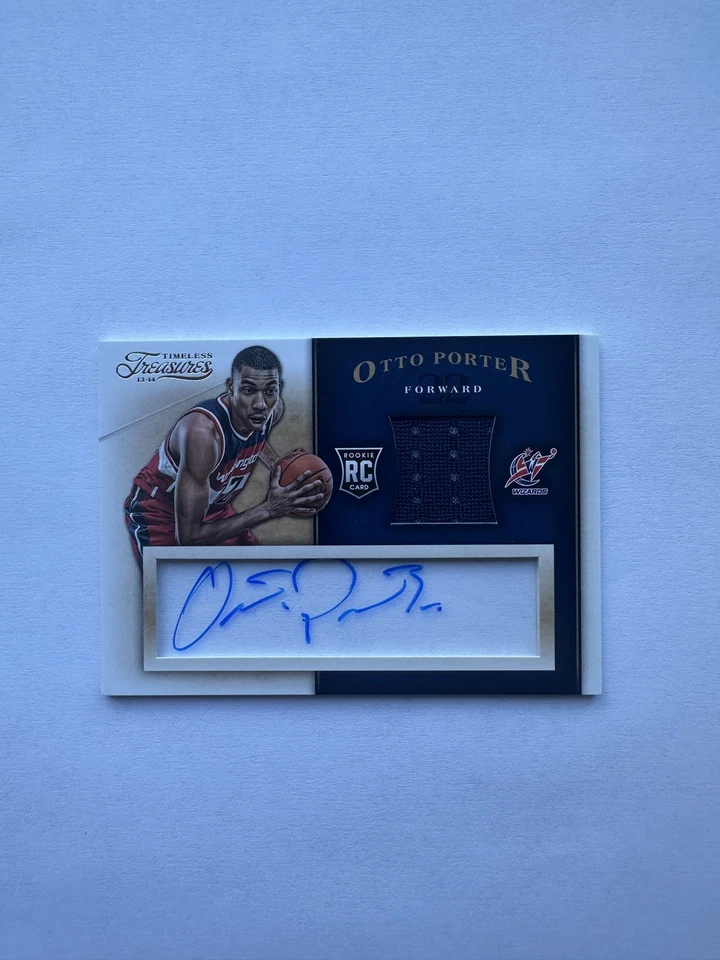 2013-14 Panini Timeless Treasures Otto Porter #107 Rookie Auto Jersey Relic RC - Image 2 of 4