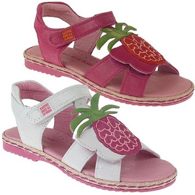 AGATHA RUIZ DE LA PRADA Leder Mädchensandale 152957 Ananas Gr.25-32
