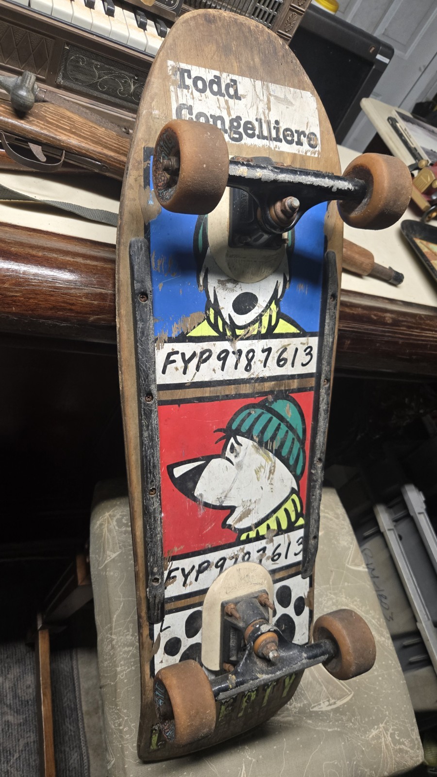 Vintage Rare 1991 Liberty Todd Congelliere "Mug Shot" Skateboard Complete