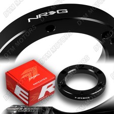 Nrg Black Aluminum 5-hole To 6-hole Steering Wheel Hub Adapter Spacer Srk-65bk Nrg Black Aluminum 5-hole To 6-hole Steering Wheel Hub Adapter Spacer Srk-65bk