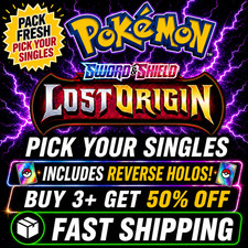 Pokemon SWSH Lost Origin Singles Common, Uncommon, Rare & Reverse Holo
