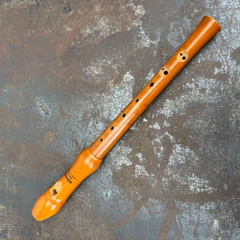 HOHNER Blockflote C-Sopran Konzert Nr. 9504 录像机木长笛梨木德国 — 第 2/4 张图片