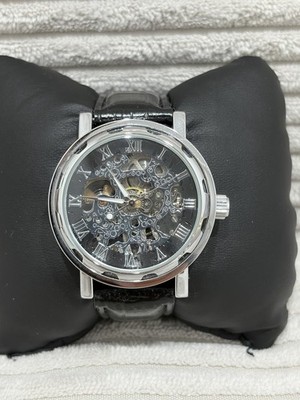 Skeleton Uhr Handaufzug Open Heart Herren Armbanduhr wie neu