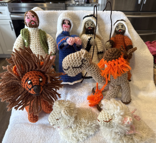 Presepe all'uncinetto a mano - Foto 1 di 1
