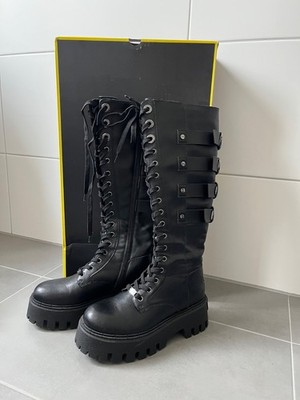 Buffalo platform knee-high boots - like new - size 37/ Сапоги Buffalo, как новые