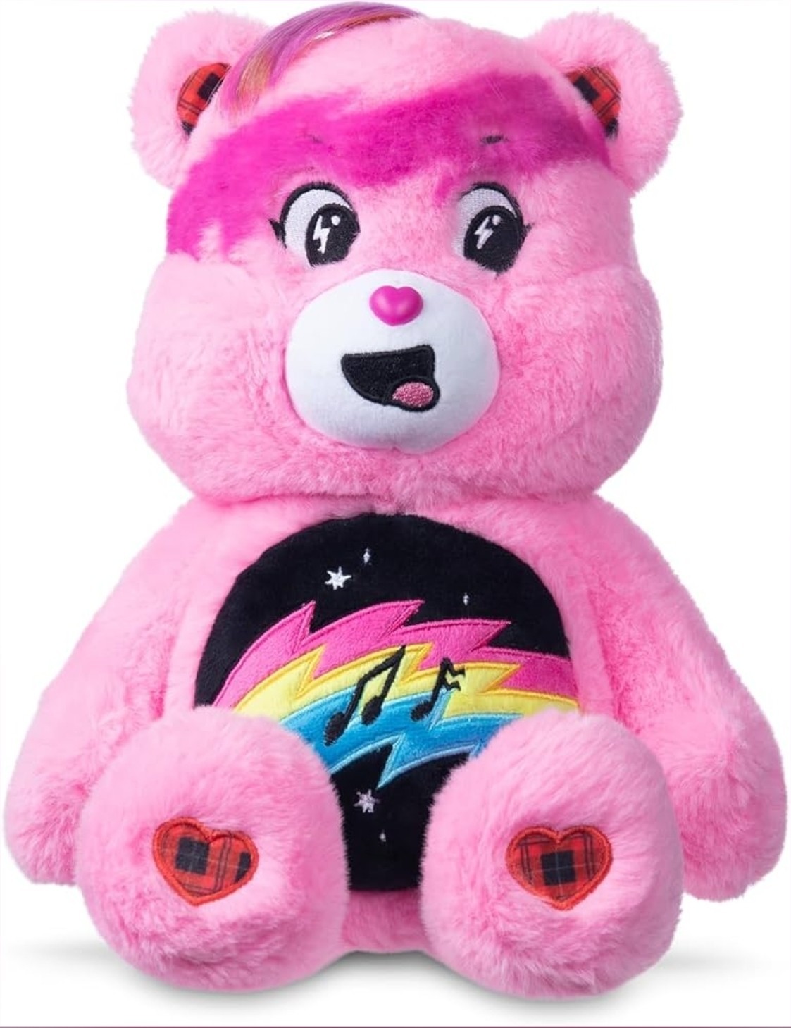 Care Bears 14" Plushie Rock Rock-a-lot Bears Cheer Bear  Limited Edition NiB
