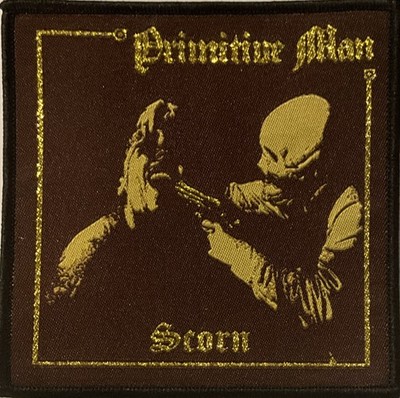 Primitive Man - Scorn 4'' x 4'' Woven Patch [Funeral Doom Metal]