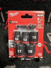 Milwaukee SHOCKWAVE 3/8 in Drive Metric 6-Pie...