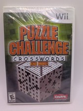 BRAND NEW SEALED!!! Nintendo Wii Puzzle Challenge Crosswords and More