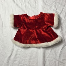 Build a Bear Mrs Claus Santa Dress Red