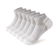 6 Pairs Men  s Premium Breathable Sports Socks   Moisture-Wicking, Soft, All-Seas