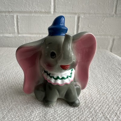 Vintage Dumbo Porcelain Figurine Walt Disney  Productions  2-3/8 Inch tall Japan