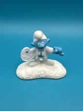Retired 2017 McDonalds Happy Meal Toy Peyo Smurfs Painter Smurf