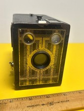 Kodak Brownie Junior Six-20 Box Camera Vintage Art Deco Collectible 1930s