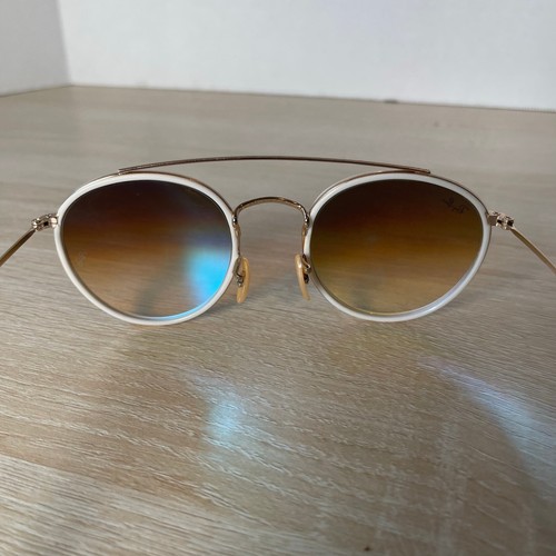 Occhiali da sole Ray-Ban RB3647N 001/40 SOLO MONTATURE oro bianco 51-22-145 - Foto 9 di 12