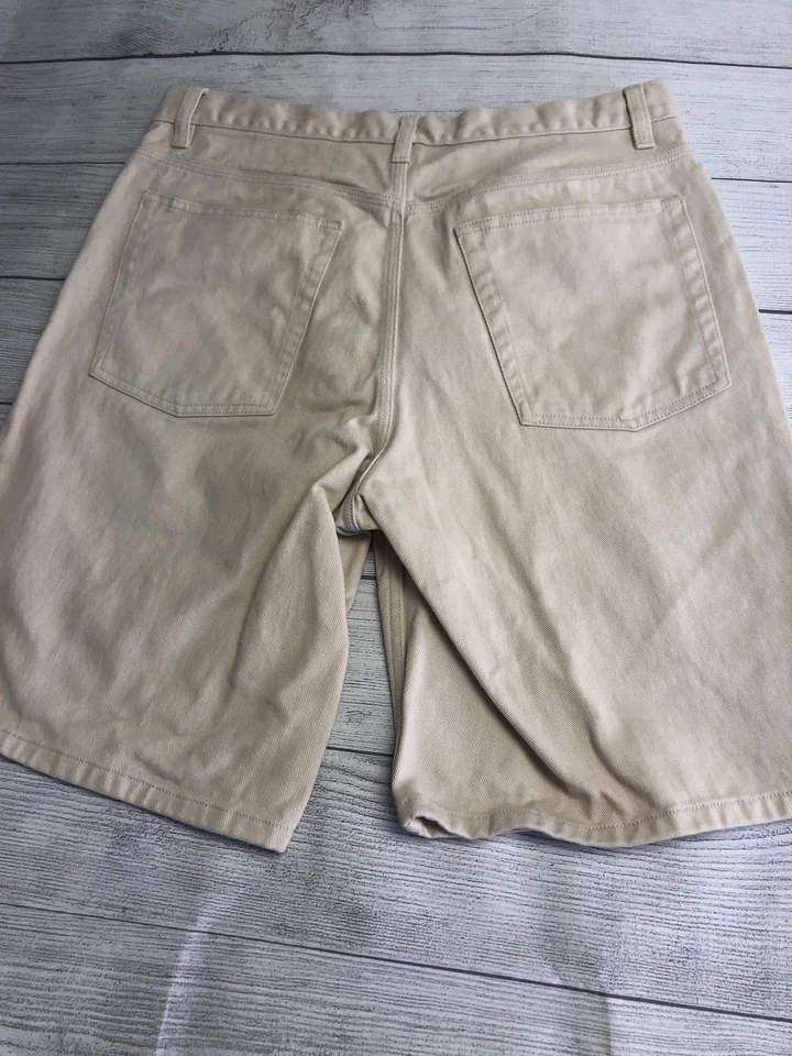 Pantalones Cortos Route 66 Para Hombre 34 Caqui Beige Algodón Informal Clásico Bolsillo Verano Duradero Foto 4 de 4