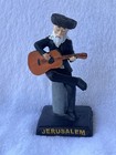 Musician Playing Guitar JEWISH ISRAELI Zionist FIGURE ART Jerusalem
