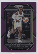 2023 Panini Prizm WNBA Purple Prizm 147/149 Crystal Dangerfield #29 oh4