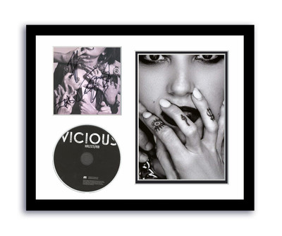 Halestorm Autographed Signed 11x14 Custom Framed CD Photo Vicious ACOA