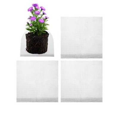 4-Pack 3 Gallon Plant Root Protector 14x14 Inch, Stainless Stainless Root Gua...