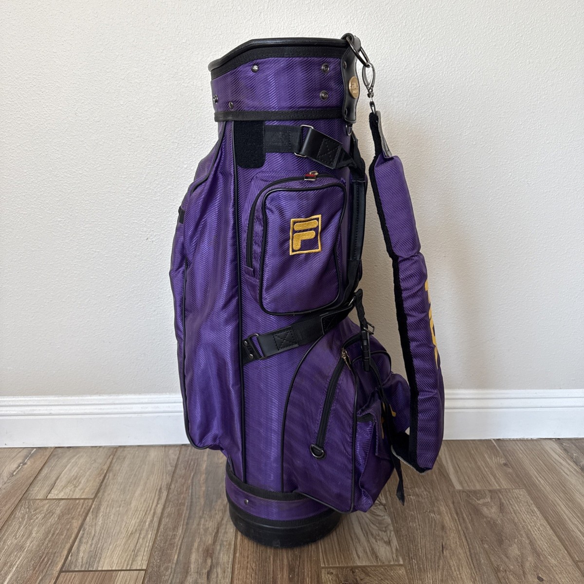 FILA Millennium 2000 ゴルフバッグ Vintage Fila 90s Golf Bag, Zipper Pockets Purple | eBay