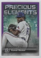2023 Bowman Platinum Precious Elements Purple 200/250 Kumar Rocker #PE-3 0c57
