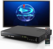 Blu Ray DVD Player,Full HD Blu-ray Disc Player CD Players with Easy Hook Up