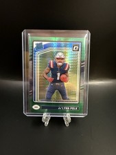 2024 Panini Donruss Optic - Rated Rookie Ja'Lynn Polk #240 Green Hyper Prizm  