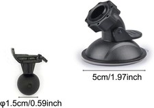 Dash Camera Suction Cup Mount Holder 14 Ball Joint Adjustable Dashcam Mount NEW