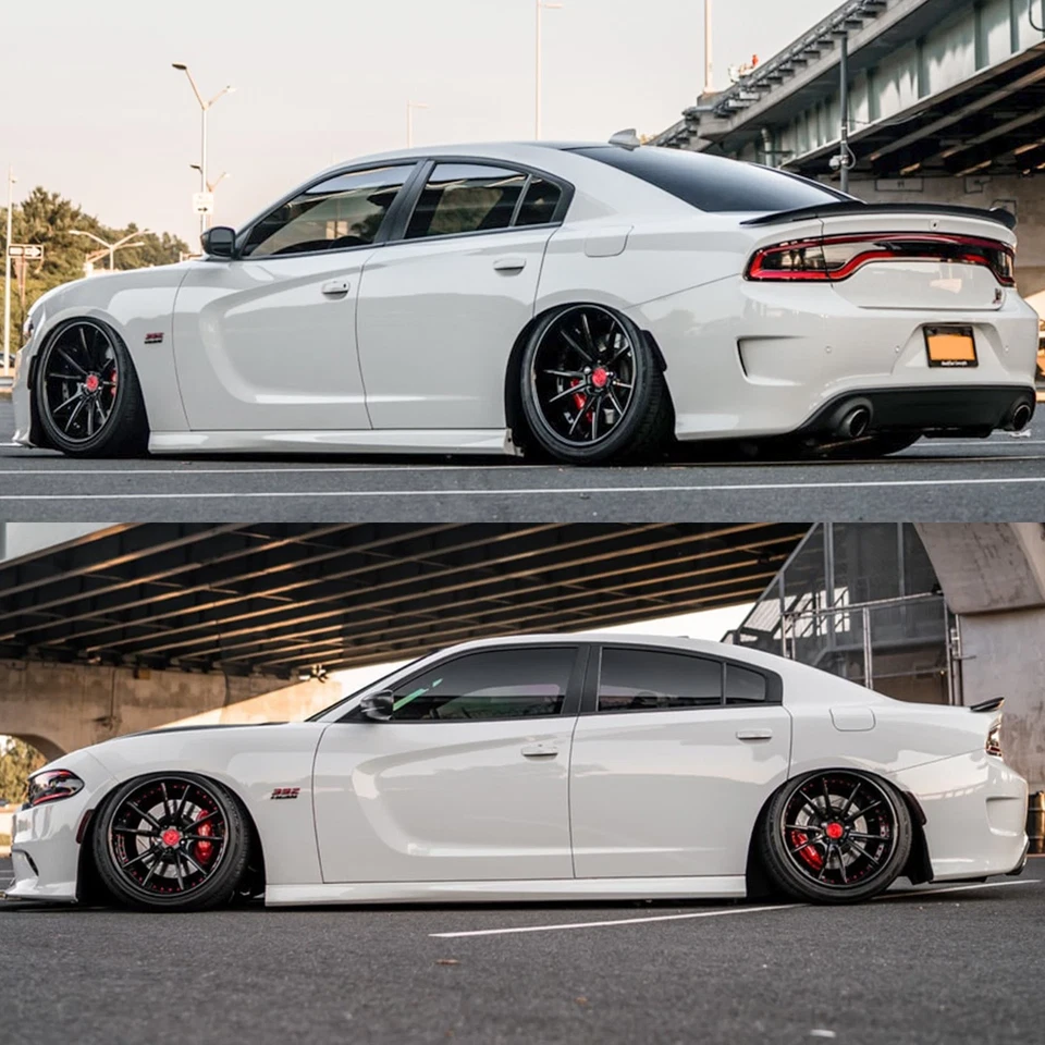 For Dodge Charger 2011-2023 Gloss Black Hellcat Style Rear Trunk Spoiler Wing Foto 3 de 4