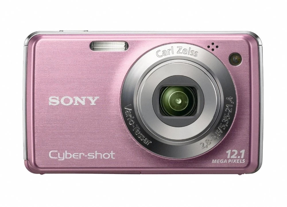Sony Cyber-shot DSC-W210 12.1MP Vintage CCD Digital Camera in Pink