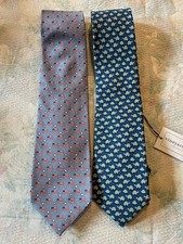 Patriotic Vineyard Vines Tie Silk American Flag  Turtles  One NWT , 2 Ties