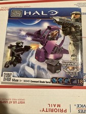 Halo Mega Bloks Covenant Shade Turret Set 96949 New Sealed Retired Set