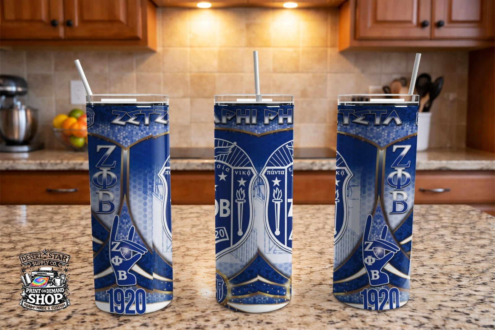 Zeta Phi Beta 1920 Vaso audaz Ventilador Zeta Phi Beta Regalo Vaso aislado
