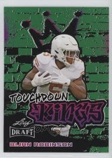2023 Leaf Draft TD Kings Green Bijan Robinson #95 Rookie RC