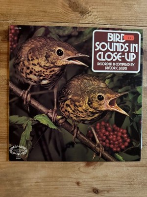 Victor C Lewis - Bird Sounds In Close Up - 1973 sound effects Vinyl Record LP