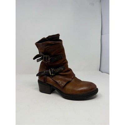 A.S. 98 Chilly Daino Tan Boot Size 6.5