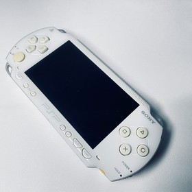 Sony PlayStation Portable PSP-1000 Console White Battery USB-C Japan Tested